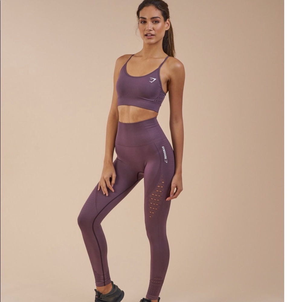 NWT Gymshark Energy Seamless 2 PIECE OUTFIT